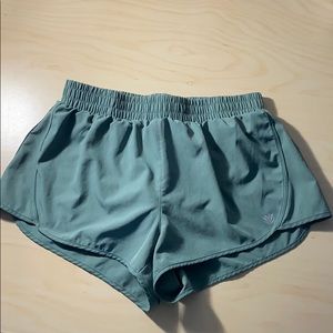 Green Forever 21 Running Shorts